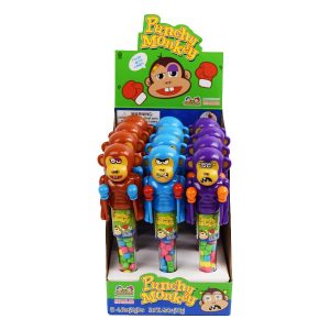 Punchy Monkey Candy Dispenser 12ct