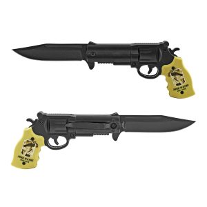 5" Revolver Gun Shape Knife (BOX 128)