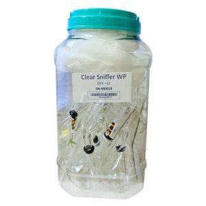 7" Sniffer Water Pipe w/ STKR Design 12ct Jar