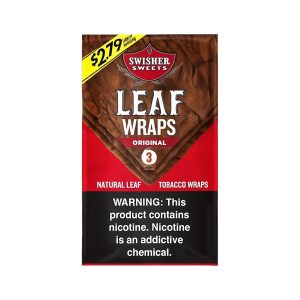 Swisher Sweets Leaf Wraps 3/$2.79 10/3ct