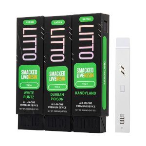 Litto Smacked Live Resin THC-A All-In-One 2g Disposable