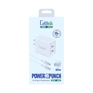 Celltekk PD35W Type-C Duel Home Charger w/ Type-C to Type-C Cable