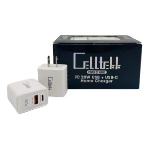 Celltekk PD20W USB A + C Duel Home Charger 10ct