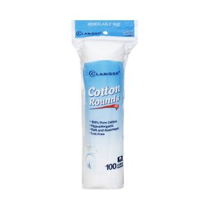 Clarisse Cotton Round Pads 100ct