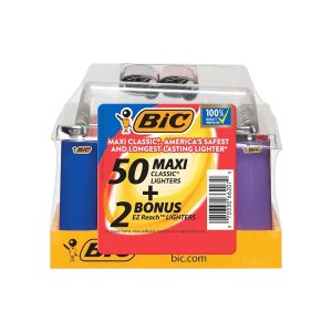 Bic Lighter 50+2 EZ-Reach Free Classic