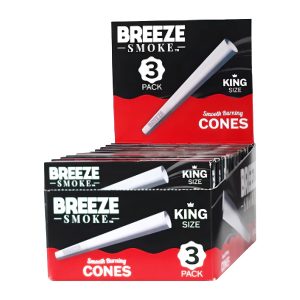 Breeze Smoke King Cones 3pk 24ct