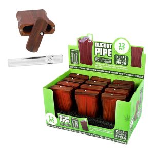 Dugout Pipe 12ct Display