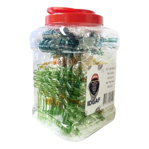 IDGAF 6" Spiral Oil Burner 50ct Jar