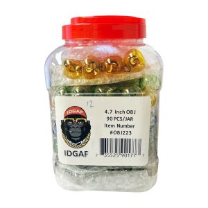 IDGAF 4.7" Bowl Oil Burner Mixed Colors 90ct Jar