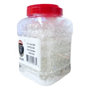 IDGAF 4.7" Bowl Design Clear Oil Burner 90ct Jar