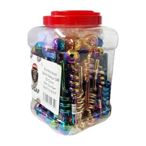 IDGAF Electroplated Spiral Design Oil Burner 50ct Jar