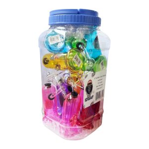 IDGAF 6" Colored Bottle Sniffer w/ Sticker 13ct Jar