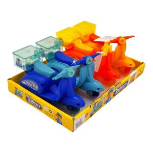 Kids Boom Delivery Motorcycle Candy Toy 4ct
