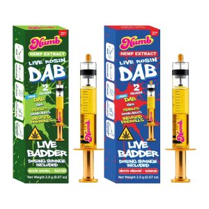 Numb Hemp Extract Live Rosin 2g Dab w/ Dosing Syringe