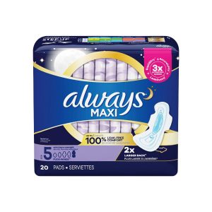 Always Maxi Plus Large Pads Size 5 1pk 20ct