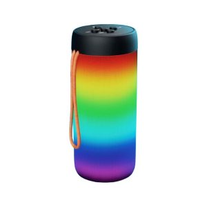 Isync Cylinder Speaker w/ Multi Color Light