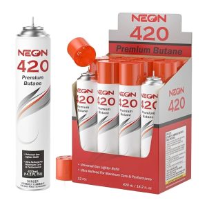 Neon Premium 420ml Butane 12ct