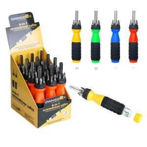 Ownsbox 6 In 1 Screwdriver Safe Can 12ct