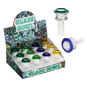 14mm Bowl Display 12ct - Colored Ring Top
