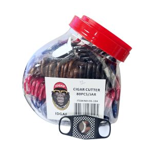 IDGAF Cigar Cutter Carbon Fiber 80ct Jar