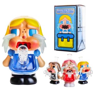 9" Crazy Cry Baby Water Pipe (Box 27)