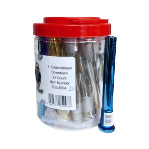 IDGAF 4" Electroplated Downstem 25ct Jar