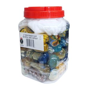 IDGAF 4" Mix Fancy Hand Pipe 30ct Jar