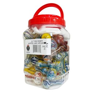 IDGAF 3.5" Mix Fancy Hand Pipe 40ct Jar