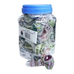 IDGAF 4" Jewel Multicolor Hand Pipe 20ct Jar