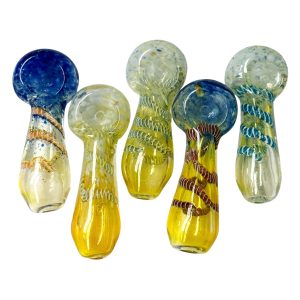 3.5" Assorted Swirl Hand Pipe 5ct
