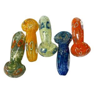3.5" Assorted Speckled Hand Pipe 5ct