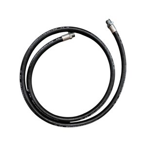 5/8" x 9.5' IRPCO IH589 Steelflex Ultra Hardwall Black Pump Hose
