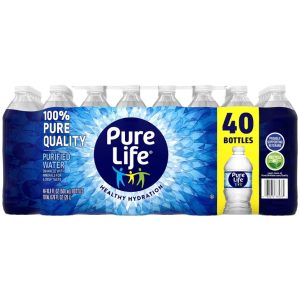 Pure Life Bottled Water 16.9oz 40ct