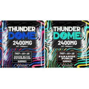 Thunderdome THCP+D9+D8 2400mg Gummies 2pk 20ct
