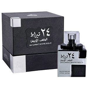 Lattafa perfume 3.4oz - 24 Carat White Gold