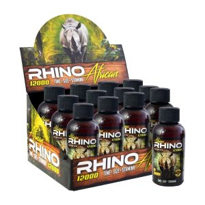 Rhino African 12000 Male Enhancement Shot 12ct