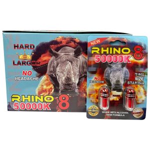 Rhino 8 50000K Double Male Enhancement 24ct