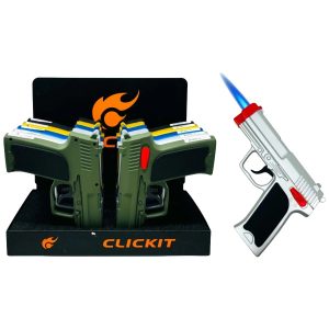 Clickit Large Pistol Lighter 10ct