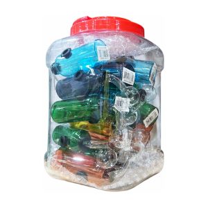 IDGAF 3.5" Colored Bottle Sniffer w/ Sticker 20ct Jar