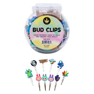Bud Clips 100ct Jar - Mix Character Design #1