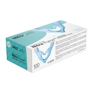Medcare Nitrile Disposable Gloves - Large