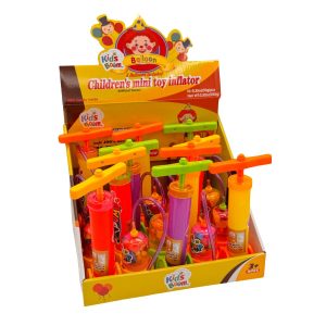 Kids Boom Children's Mini Toy Inflator w/ Candy 10ct Display
