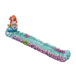 Fujima Mermaid Polystone Incense Burner