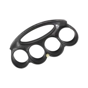4.5" Snake Eye Plastic Knuckle - Black