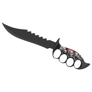 13" Hunting Knife W/Sheath - Skull