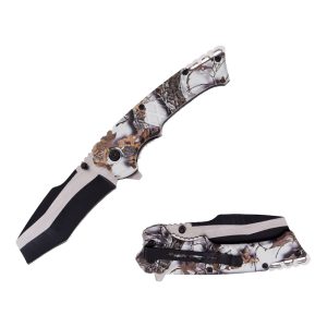 4.5" Razor Tactical Spring Assist Knife - Tree Camo (Box 223)