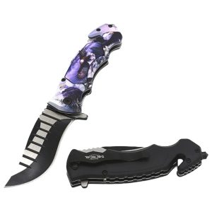 4.5" Razor Tactical Spring Assist Knife - American Eagle (Box 105)
