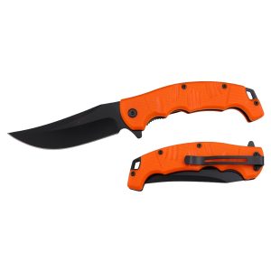4.75" Razor Tactical Spring Assist Knife - Orange Handle (Box 135)