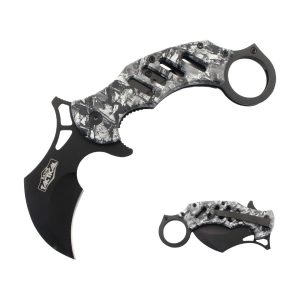 Razor Tactical Karambit Assist Knife  - Grey Handle (Box 119)
