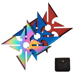 Razor Tactical 4 Points Throwing Stars 3pcs Set - Design 1